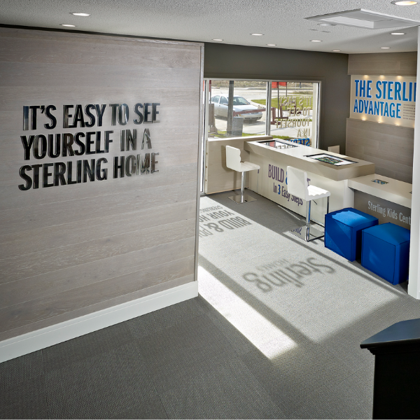 Single family new home builder Sterling Homes sales center design and production — Blair and Co. Edmonton, Alberta