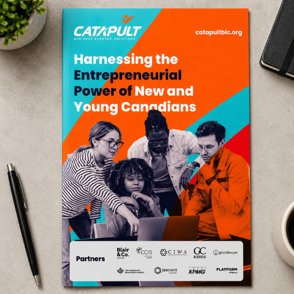 Catapult business advisory marketing brochure and advertising — Blair and Co. creative advertising Calgary Non Profit Marketing