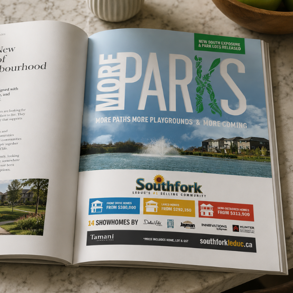 Southfork real estate marketing full-page magazine advertisement — Blair and Co. print advertising